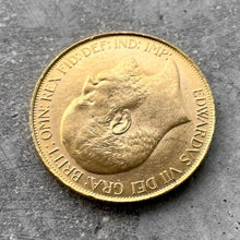 Load image into Gallery viewer, 1902 Great Britain 5 Pound Gold Coin Five Sovereign - King Edward
