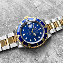 Load image into Gallery viewer, 2007 Rolex Submariner Two Tone Blue Dial 16613T - Box / Papers - Bluesy 16613 T
