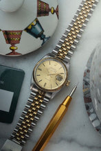 Load image into Gallery viewer, Rolex 5701 Two Tone Air King Date Jubilee - Stunning! 2022 Rolex Service
