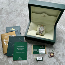 Load image into Gallery viewer, 31mm Rolex Datejust 178383 - Box Papers - Factory Diamond Bezel Mother of Pearl
