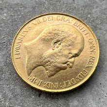 Load image into Gallery viewer, 1902 Great Britain 5 Pound Gold Coin Five Sovereign - King Edward

