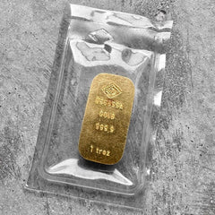 Vintage Degussa 1 oz Gold Bar .9999 1oz - Sealed!
