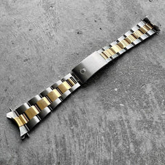 19mm Rolex Two Tone Oyster 18k Gold Bracelet 78353 + 457 B endlink 15223 15053