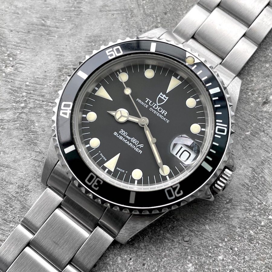 1993 Tudor Prince Oyster Date 75090 Stainless Steel Submariner - Unpolished