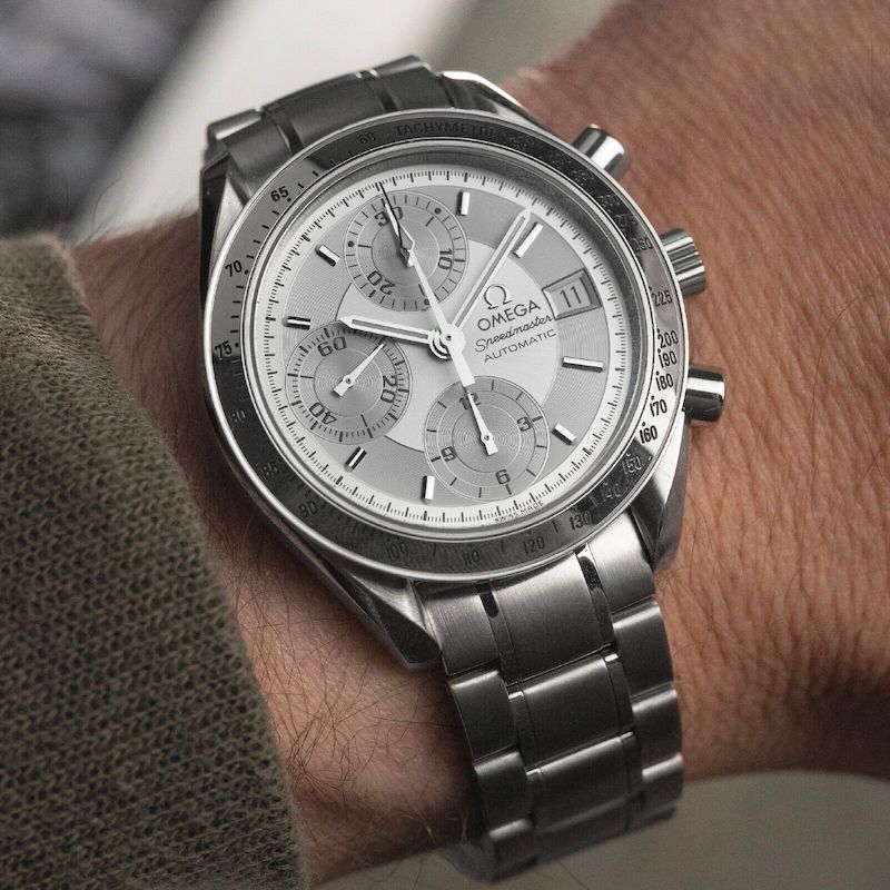 Mens Omega Speedmaster Reduced 3513.30.00 Grey Dial Stainless Steel