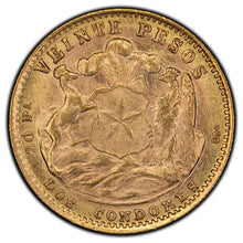 Load image into Gallery viewer, 1926 Chile 20 Pesos Gold Coin - First Year of Issue
