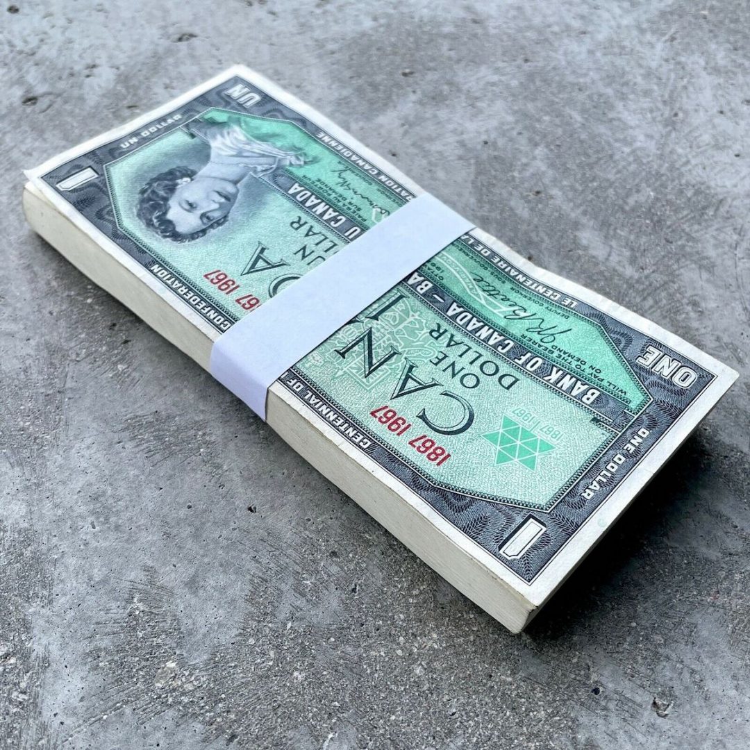 1967 Canada Banknotes 100 x $1 Bundle - Choice Unc and Completely Original!