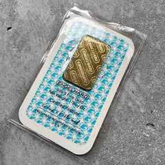 Vintage Engelhard 1 oz Gold Bar .9999 1oz - Sealed in Assay Card