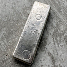 Load image into Gallery viewer, Vintage 50 oz .999 Silver Johnson Matthey Poured bar - With serial and &#39;8&#39;
