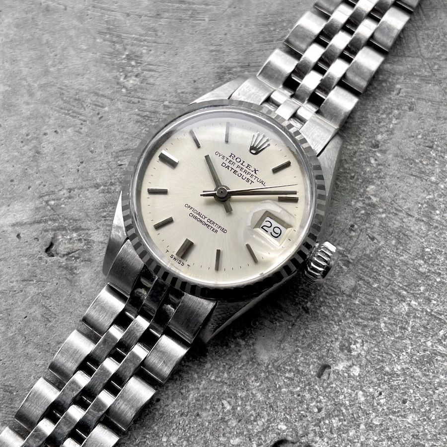 1970 Rolex Datejust 6517 - SOLID 18K White Gold