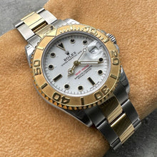 Load image into Gallery viewer, 2002 Rolex Yachtmaster Two Tone White dial 168623 - Box
