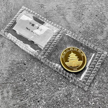Load image into Gallery viewer, 1999 Small Date Gold Panda 1/10 oz Gold .9999+ Fine 10 Yuan Sealed

