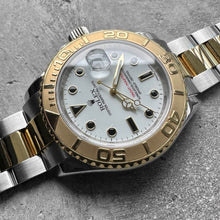 Load image into Gallery viewer, 2012 Rolex Yachtmaster 16623 White dial Engraved Rehaut - Box / Papers
