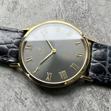 Load image into Gallery viewer, 1992 Mens Rolex Cellini 18k Yellow Gold 4112 Roman Numeral Grey Dial - C Serial
