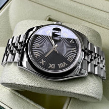 Load image into Gallery viewer, Rolex 36mm Datejust 116200 Jubilee Sun Beam dial Roman Numeral – Box / Papers
