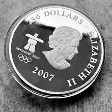 Load image into Gallery viewer, 2007 250 Dollar .9999 Silver Kilo Coin: Olympic Games - Early Canada
