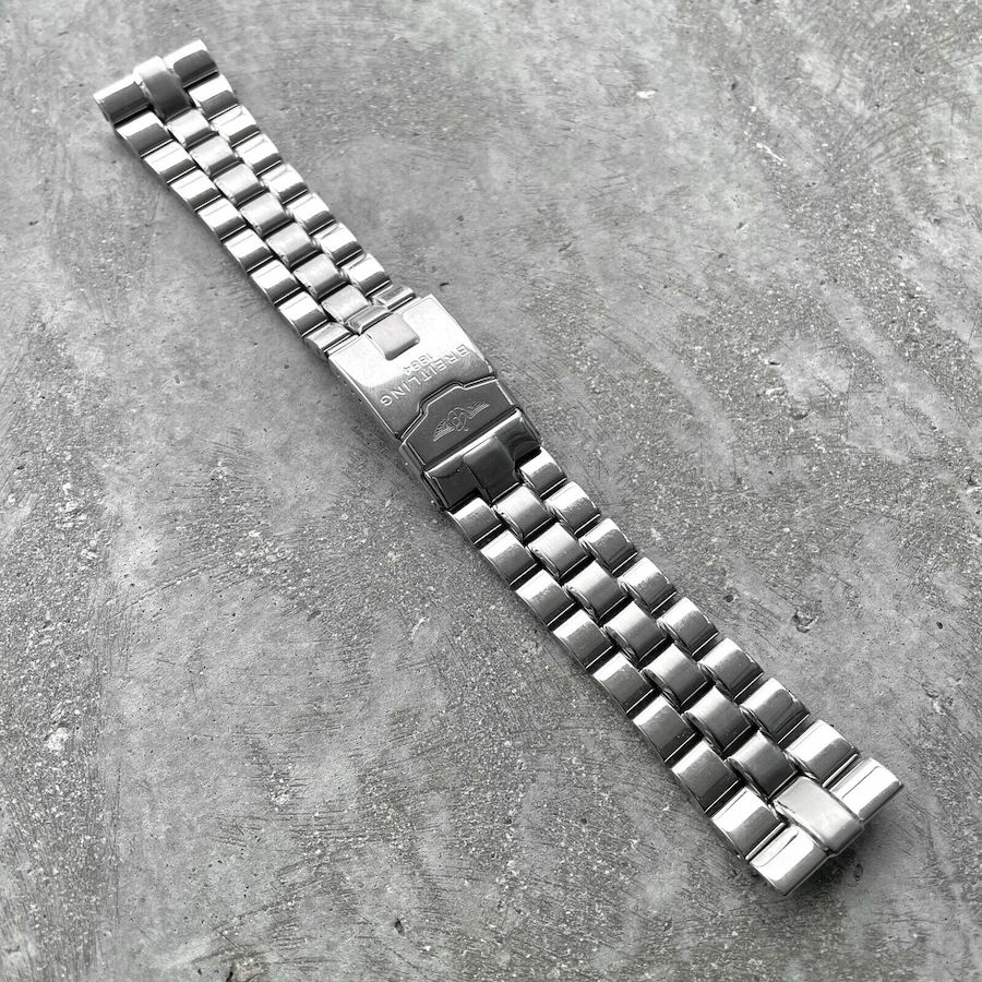 Vintage Breitling Super Avenger Stainless Steel S2303 Bracelet 891A Endlink 24mm