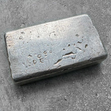 Load image into Gallery viewer, Vintage10 oz Engelhard .999 Silver Poured bar - Stunning pour lines
