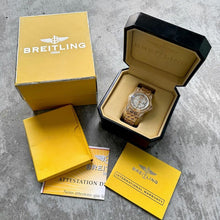 Load image into Gallery viewer, 41mm Breitling Cockpit Rose Gold - Box + Papers - Mother Pea Factory Diamond Set
