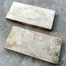 Load image into Gallery viewer, Pair Engelhard 20 oz .999 Silver Poured 20oz Bar - Pretty Pour lines + Patina
