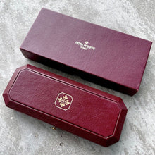 Load image into Gallery viewer, Vintage Patek Burgundy Watch box with outer box - Attractive condition!
