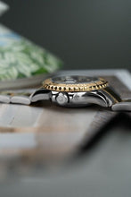 Load image into Gallery viewer, Ladies Rolex 169623 Yachtmaster Black Mother of Pearl dial Box/ Papers /Serviced
