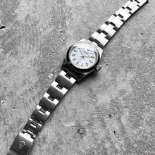 Load image into Gallery viewer, Ladies 26mm Date 67180 Stainless Oyster White dial Roman Numerals
