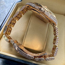 Load image into Gallery viewer, 41mm Breitling Cockpit Rose Gold - Box + Papers - Mother Pea Factory Diamond Set
