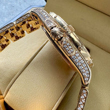 Load image into Gallery viewer, 41mm Breitling Cockpit Rose Gold - Box + Papers - Mother Pea Factory Diamond Set
