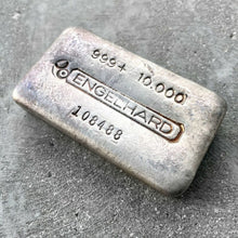 Load image into Gallery viewer, Engelhard 10 oz .999 Silver Poured Bar 10oz - Attractive Condition!
