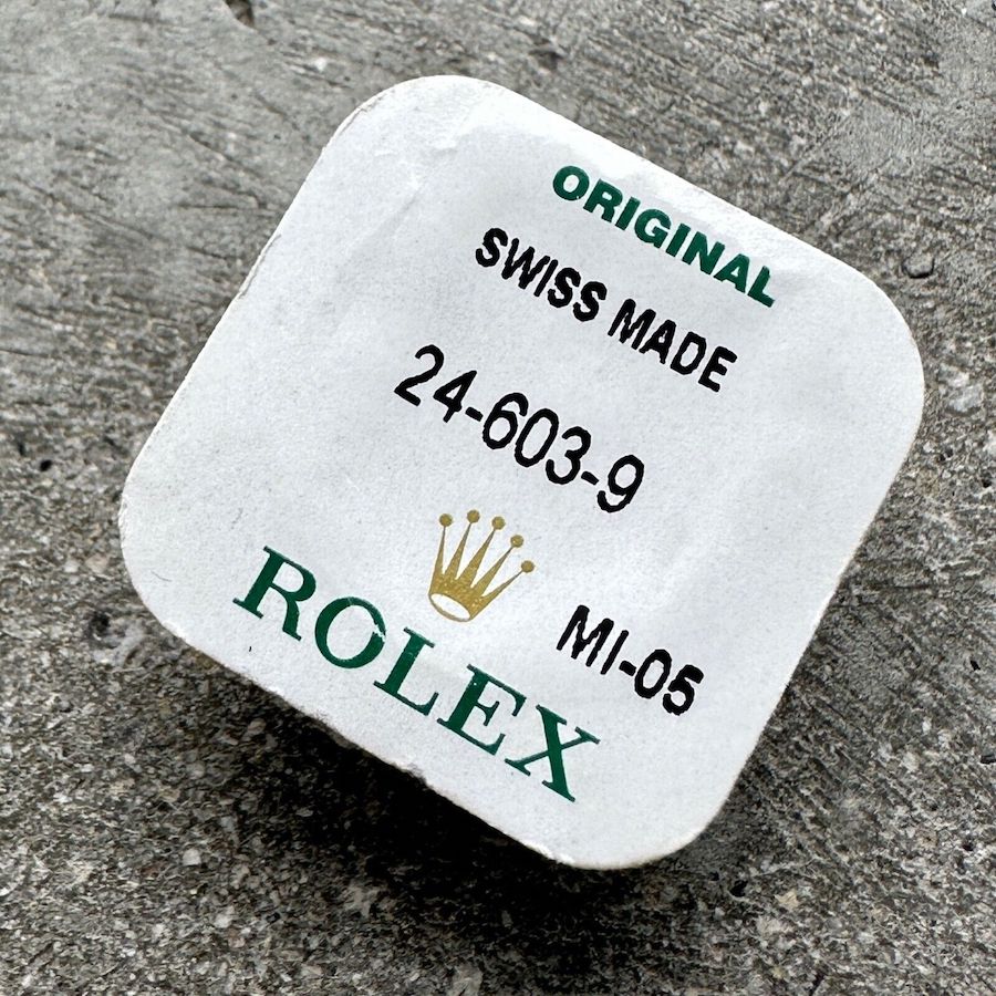 Genuine Rolex Crown 24-603-9 -Brand New Factory Sealed- 18k White Gold