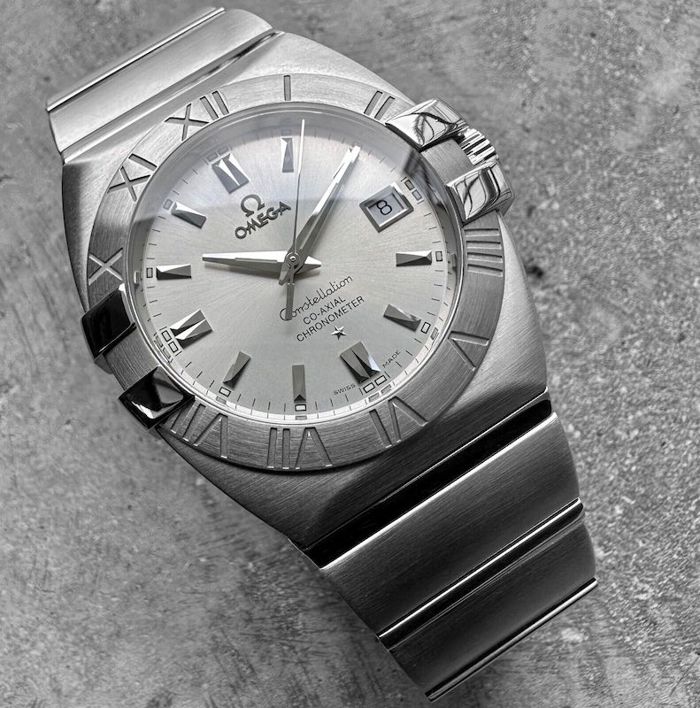 Mens 38mm Omega Constellation Double Eagle 1503.30.00 Stainless Steel Automatic