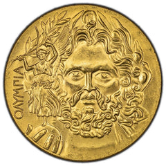 1896 Greece Olympic Restrike Gold Medal 34mm - 15.5 Grams