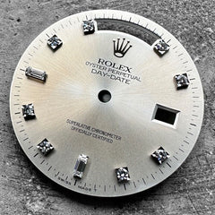 Vintage Rolex President 18039 18239 White Gold - Factory Diamond Dial - Tropical
