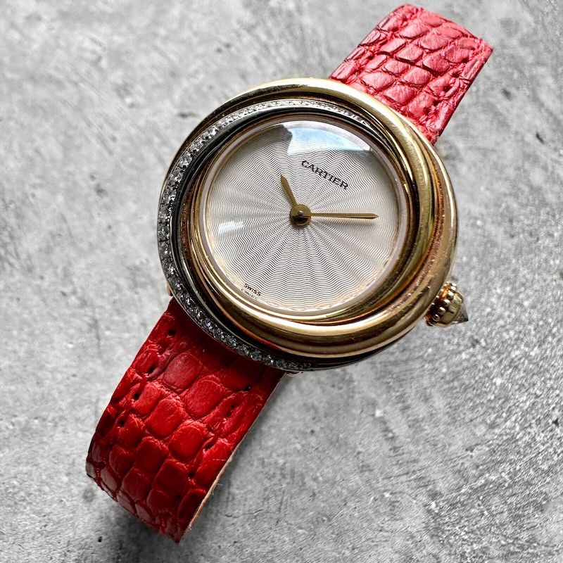 Cartier Trinity gold 2357 - Factory Diamond set