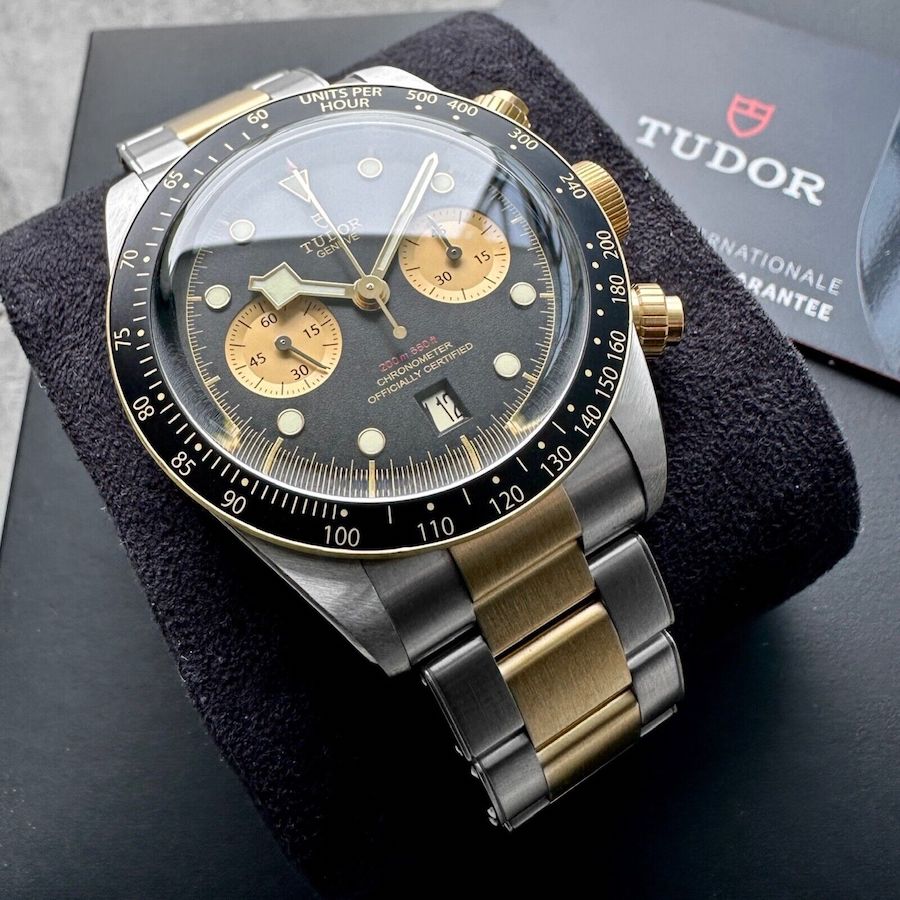 2021 Tudor Black Bay Chronograph Two Tone 79363N - Box Papers Attractive!