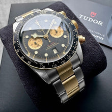 Load image into Gallery viewer, 2021 Tudor Black Bay Chronograph Two Tone 79363N - Box Papers Attractive!
