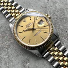 1987 Rolex Mens 16233 Two Tone Datejust Jubilee - Attractive