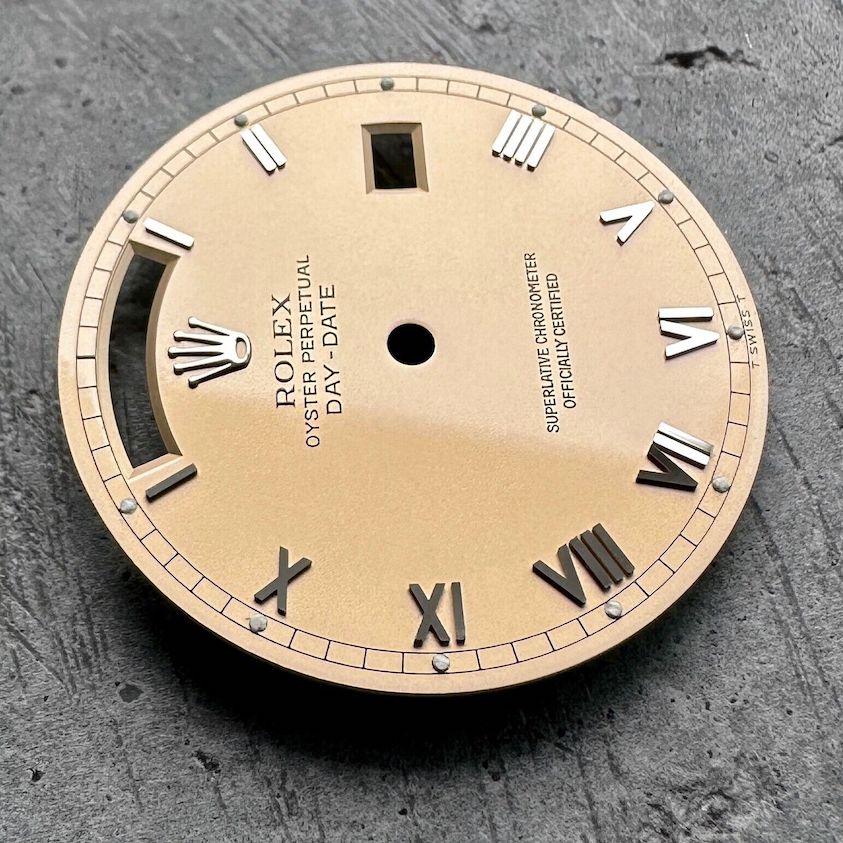 Vintage Rolex President 18039 18239 White gold - Factory original Salmon Dial