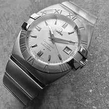Load image into Gallery viewer, Mens 38mm Omega Constellation Double Eagle 1503.30.00 Stainless Steel Automatic
