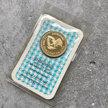 Load image into Gallery viewer, 1985 Engelhard Prospector 1/2 oz Gold Bar .9999 1/2oz - Sealed in Assay Card
