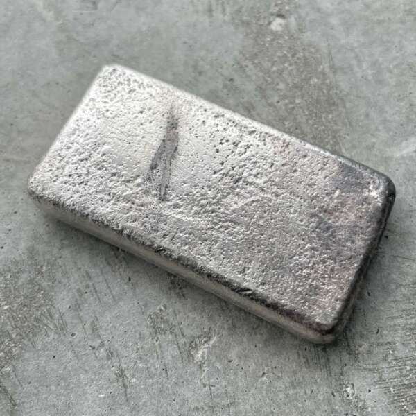 Engelhard 5 oz .999 Silver Poured Bar 5oz – Attractive