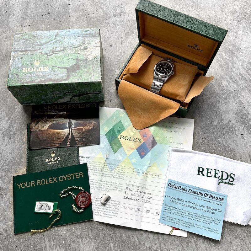 2001 Rolex Explorer 114270 – Box and Papers + Unpolished - Near NOS with Sticker