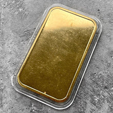 Load image into Gallery viewer, Vintage Johnson Matthey Canada 2 oz Gold stuck Bar .9999 2oz - 1999 Serial
