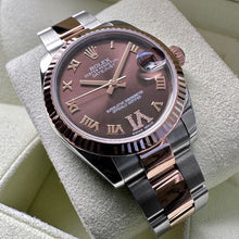 Load image into Gallery viewer, 31mm Rolex Rose Gold Two Tone Datejust 178271 -Box Papers - Factory Diamond dial
