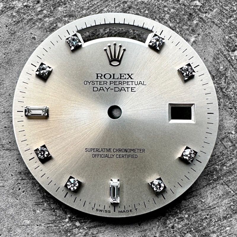 Vintage Rolex President 18039 18239 White Gold - Factory Diamond Dial - Tropical