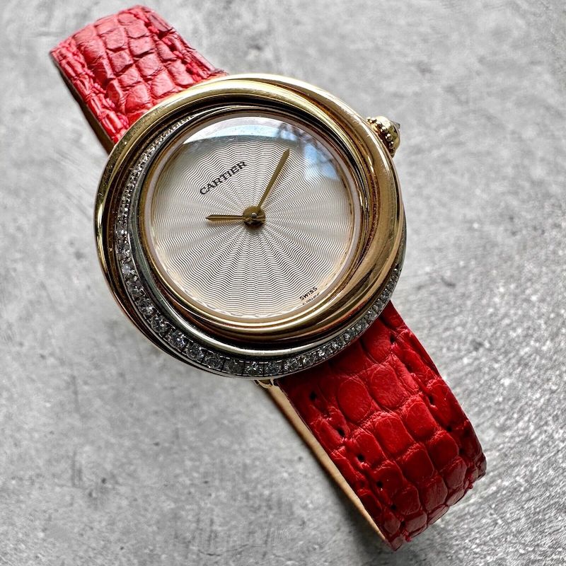 Cartier Trinity gold 2357 - Factory Diamond set