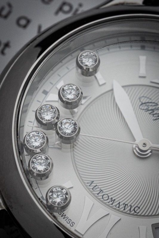 36mm Chopard Happy Sport Diamonds Stainless Steel 8559 Automatic Movement