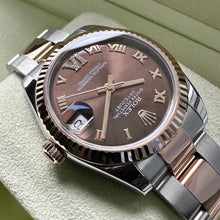 Load image into Gallery viewer, 31mm Rolex Rose Gold Two Tone Datejust 178271 -Box Papers - Factory Diamond dial
