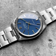 Load image into Gallery viewer, 1983 Rolex Airking 5500 Airking Blue dial - Box and Papers Sold in 1988

